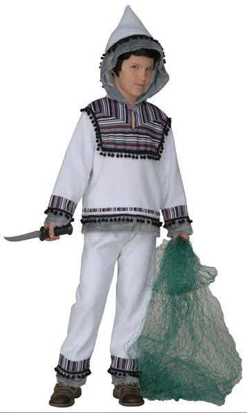 Disfraz de Esquimal Blanco para Niño INFANTILES Widmann